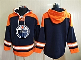 Oilers Customized Mens's Navy Blue All Stitched Sweatshirt Hoodie,baseball caps,new era cap wholesale,wholesale hats